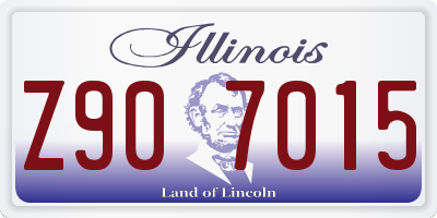 IL license plate Z907015