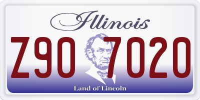 IL license plate Z907020