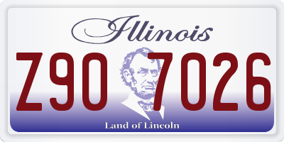 IL license plate Z907026