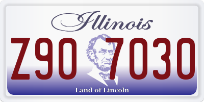 IL license plate Z907030