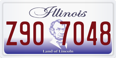 IL license plate Z907048