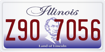 IL license plate Z907056