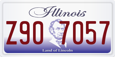 IL license plate Z907057