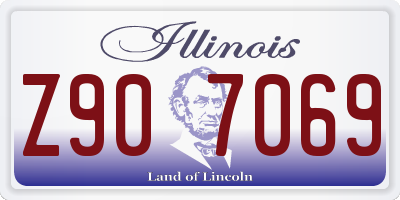 IL license plate Z907069