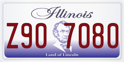IL license plate Z907080