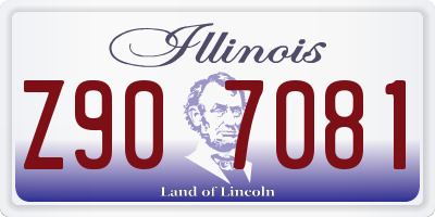 IL license plate Z907081