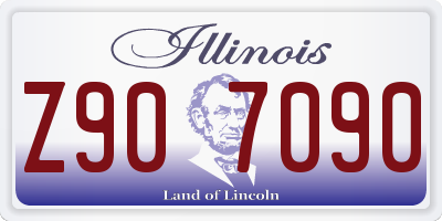 IL license plate Z907090