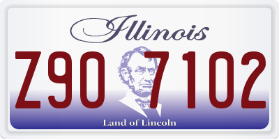 IL license plate Z907102
