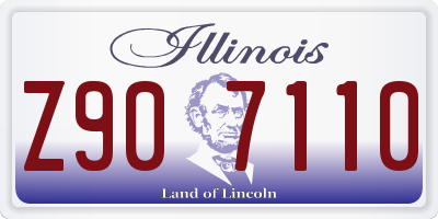 IL license plate Z907110