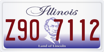 IL license plate Z907112