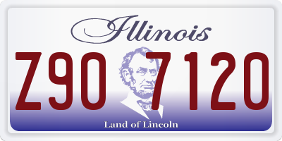 IL license plate Z907120