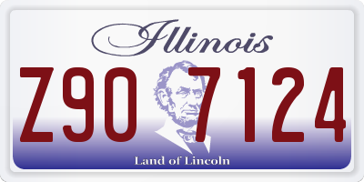 IL license plate Z907124