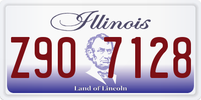 IL license plate Z907128