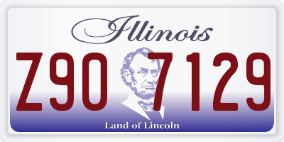 IL license plate Z907129