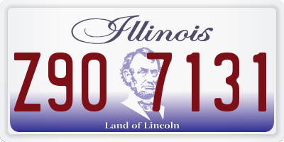 IL license plate Z907131