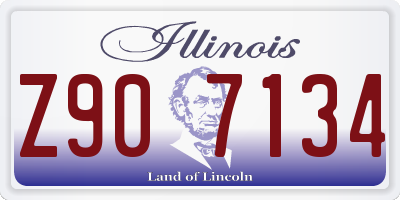 IL license plate Z907134