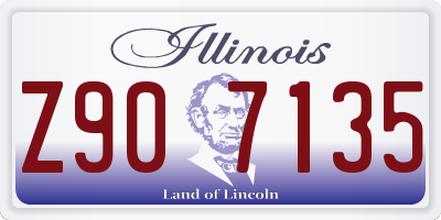 IL license plate Z907135
