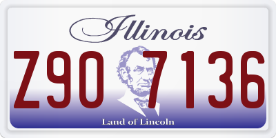 IL license plate Z907136