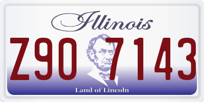 IL license plate Z907143