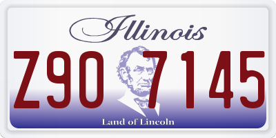 IL license plate Z907145