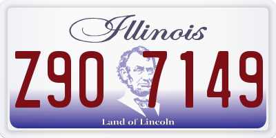 IL license plate Z907149
