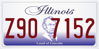 IL license plate Z907152