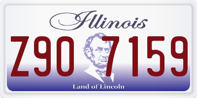 IL license plate Z907159