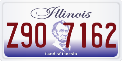 IL license plate Z907162