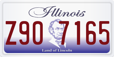 IL license plate Z907165