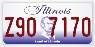 IL license plate Z907170
