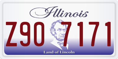IL license plate Z907171