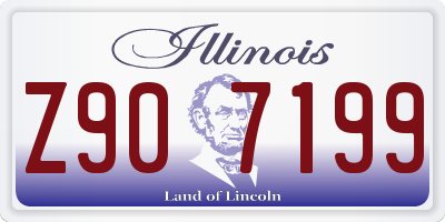 IL license plate Z907199