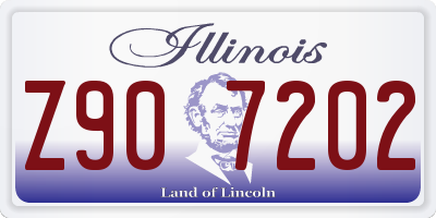 IL license plate Z907202
