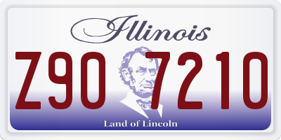IL license plate Z907210