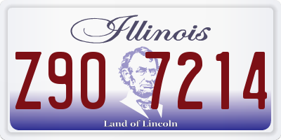IL license plate Z907214