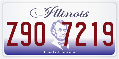 IL license plate Z907219