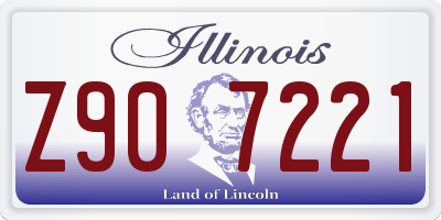 IL license plate Z907221