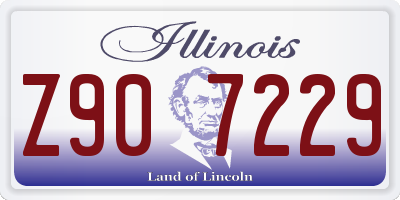 IL license plate Z907229