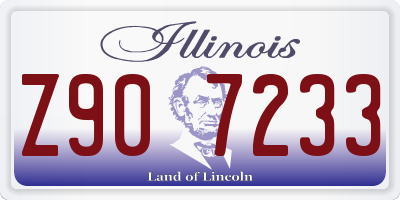 IL license plate Z907233