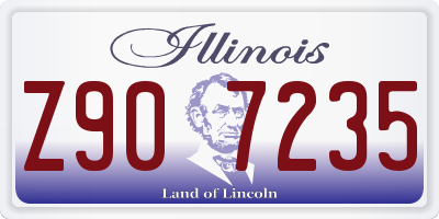 IL license plate Z907235