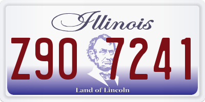 IL license plate Z907241