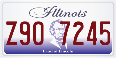 IL license plate Z907245