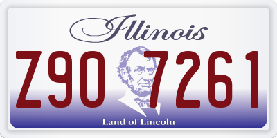 IL license plate Z907261