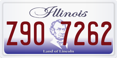 IL license plate Z907262
