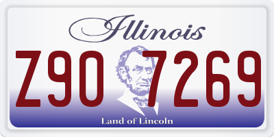 IL license plate Z907269