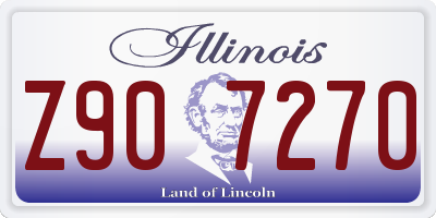 IL license plate Z907270