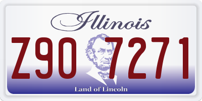 IL license plate Z907271