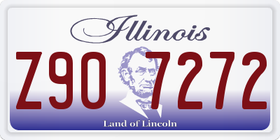IL license plate Z907272