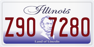 IL license plate Z907280