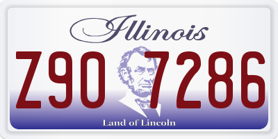 IL license plate Z907286